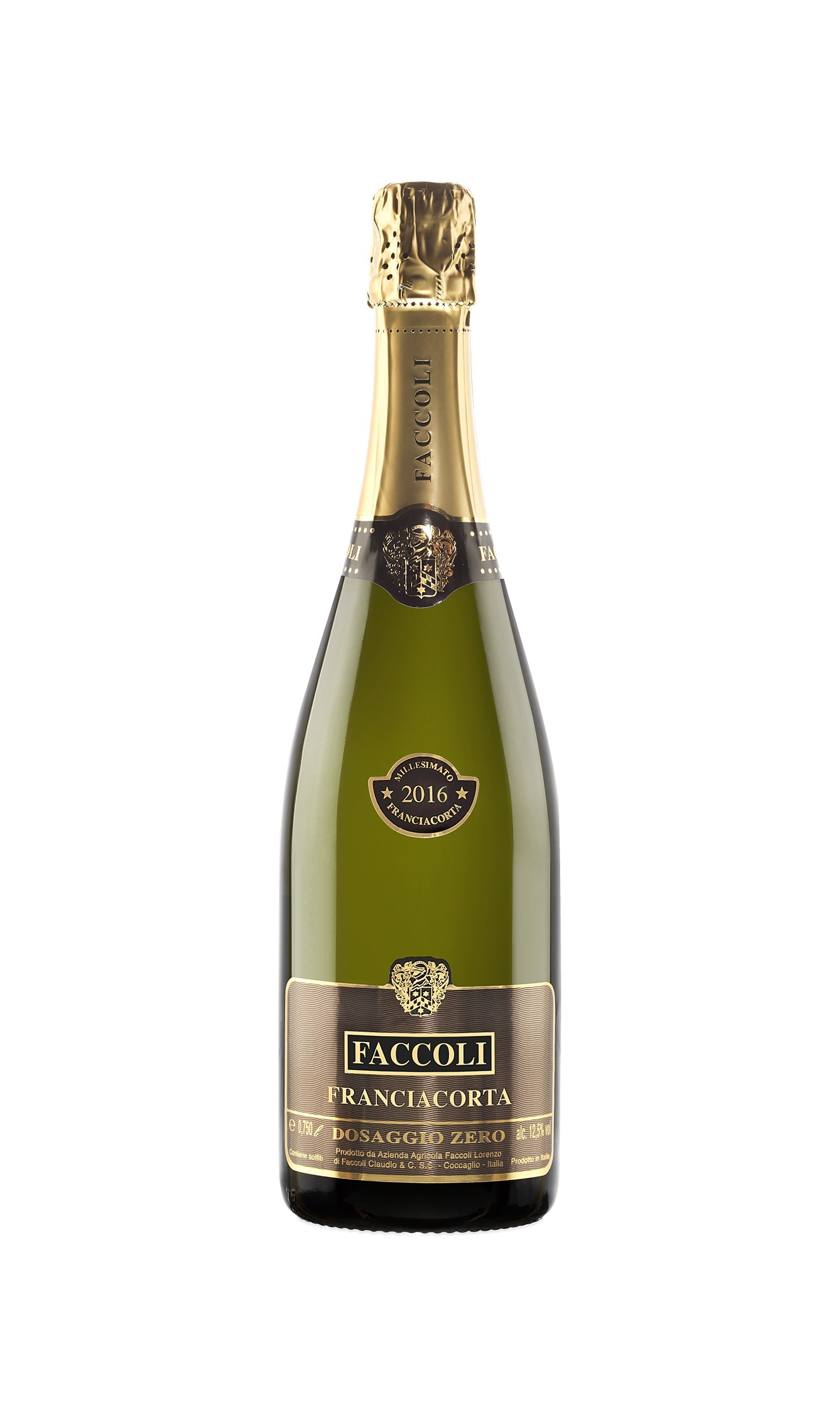 FACCOLI Franciacorta DOCG Dosaggio Zero 2016, 0,75L